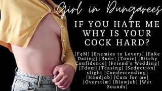 ASMR | I hate you, but you’re probably a good fuck | Handjob | Blowjob with Overstim