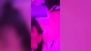 Cute goth girl assplugged blowjob training