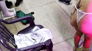 Public Sex 3 - Customer fucks the store attendant's pussy in the fitting room