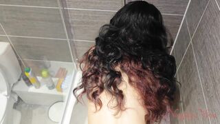 Step-Son Perving on Me while Taking a Shower