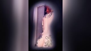 POV watching through the keyhole