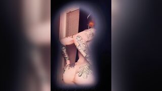 POV watching through the keyhole