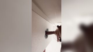 Just another day at my glory hole job