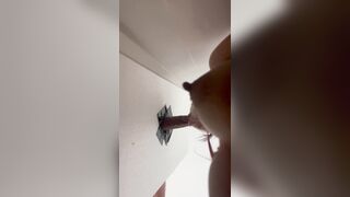 Just another day at my glory hole job