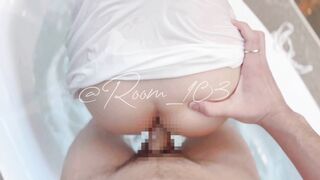 [Smartphone shooting] Gonzo with a white-skinned G-cup college student (sample)