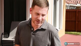 Katia's poolside seduction