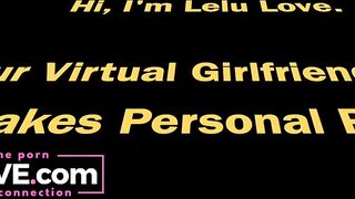 Big tits babe barefoot nude yoga stretches & bra panties lingerie, bare feet soles - Lelu Love