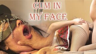 Schoolgirl masturbates and I fuck her.