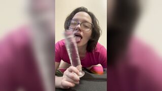 Stepdaughter’s Pink Pussy Makes Dildos Disappear