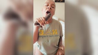 Mommy Menace doesnt know which one Tastes better! Choking and gagging