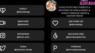 MESSY CUMSHOT FOR A FILTHY WHORE