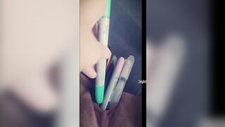 Wie viele Stifte kann mein enges Loch halten - Joyliii