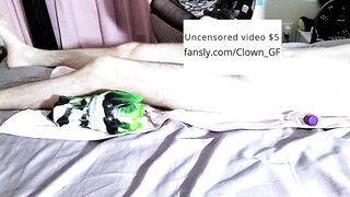 Goth Girl Laughs as he cums for her