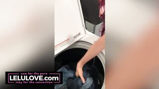 Big tits babe behind scenes cum on ass, FinDom & FemDom JOI, tease/denial fun - Lelu Love