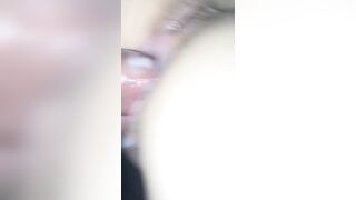 Close Up - Fit 18 Stepsister Pussy Filled With Lots Of CUM ( No Birth Control )