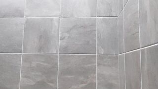 Took a Shower at the Gym and Couldn't Help but Fuck Myself | Raven Black