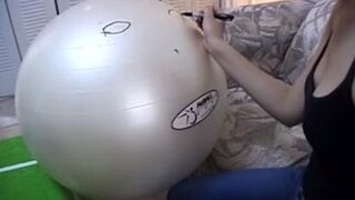 Blonde teen blows a guy POV style while a handsome dude bangs her pierced pussy