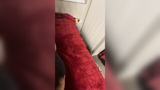 Innocent college girl gives head and gives it up doggystyle