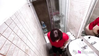 Chubby mature cleaning lady Lucia Bianco gets her very own first porno at FAKings!