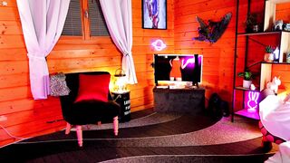 Fishnet Garter Pantyhose TRY ON & BACKSTAGE #206 (free version)