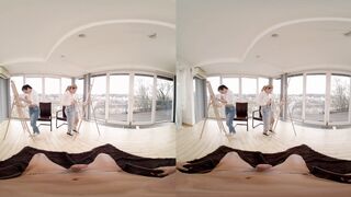 Two Czech Babes Fuck Me During Art Class - Virtual Real Porn