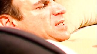 Older man fucks hard a cute babe with big tits and pierced pussy