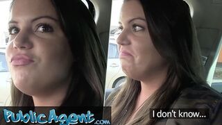 Public Agent - student REALLY NOT SURE about this creampie and outside sex