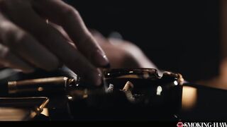 Sexy Babe POV Smoking Blowjob - Cherry Candle Riding Cock And Fucked While Smoking Cigarrete