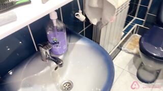 Compilation of peeing in public toilet! Close-up! POV!