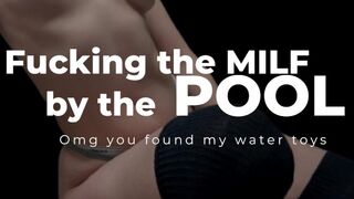 Audio Porn for Men | Pool boy finds the MILFs "water toys" so she gives him a show | Patreon Preview