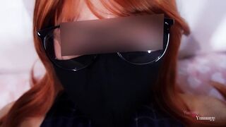 My stepsister tries on her Spider-Woman costume, I fuck her and she makes me cum