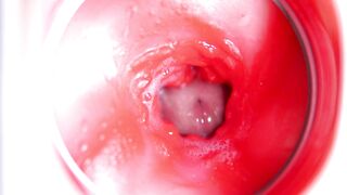 Camera inside the pussy! The wettest and tastiest hole with a big dick inside!