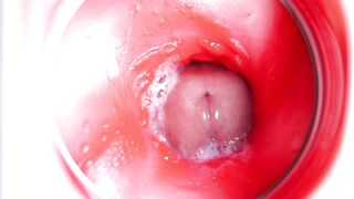 Camera inside the pussy! The wettest and tastiest hole with a big dick inside!