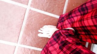 Caminando por el balcón