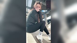 Finding A Spot At The Mall To Cum Hard | Public Orgasm | Outdoors