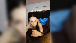 Sloppy POV Blowjob with Her Juicy Ass Up High