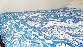 Alone naked touching myself until I was soaked