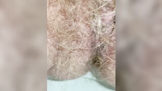 Diary Daily Close up Pissing Hairy Pussy in a Toilet in the Morning