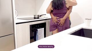 Cute Indian Milf Cheating with Brother in law - Nipple Play, Hairy Pussy Fingering, Naked Ass Play