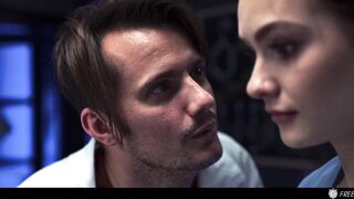 Mad Scientist Freeze Fucks Young Lab Partner - Sexy 18 Year Old Matty Mila Gets Remote Controlled An