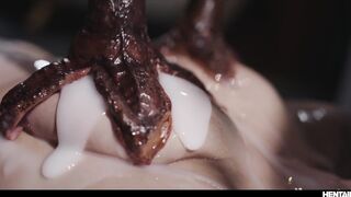 Josephine Jackson Monster Fucked - Cum Slut Enjoying Being Used And Creampied in Anime Hentai 3d Sex