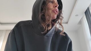 Stepfather filled her ass with milk for absenteeism!