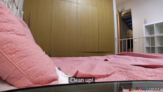 Housemates decide not to clean and shoot a POV sex tape instead - Girlfriends XXX