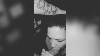 Sexy MILF Latina is back at her favorite activity, deepthroating his BWC