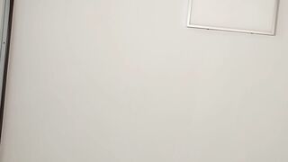 Naughty sexy milf tries on naked clothes. Latina hairy pussy tries on clothes in bed