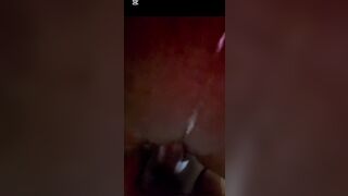 Dominican Stepsister caught me jerking off and beg for her pussy to be licked. Creampie (part 2)