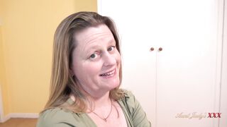 Aunt Judy's XXX - Your Busty MILF Landlady Marie Catches You with Her Panties (POV)