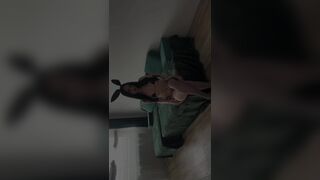 Took his cum deep in my ass till it leaked. Watch the full video