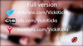 He's fucking my TITS while I'm crushing his BALLS!