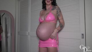 Amateur MILF Try On Haul Compilation at 1, 6 and 9 Months Pregnant! | Grey Desire